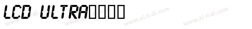 LCD Ultra字体转换